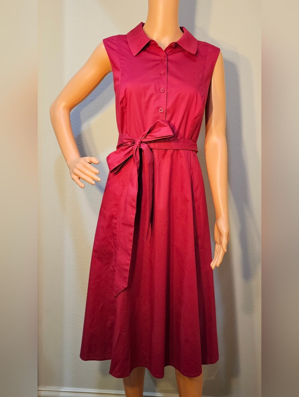 Torrid Midi Tie-Waist Midi Dress With POCKETS! Size 10 Beautiful!